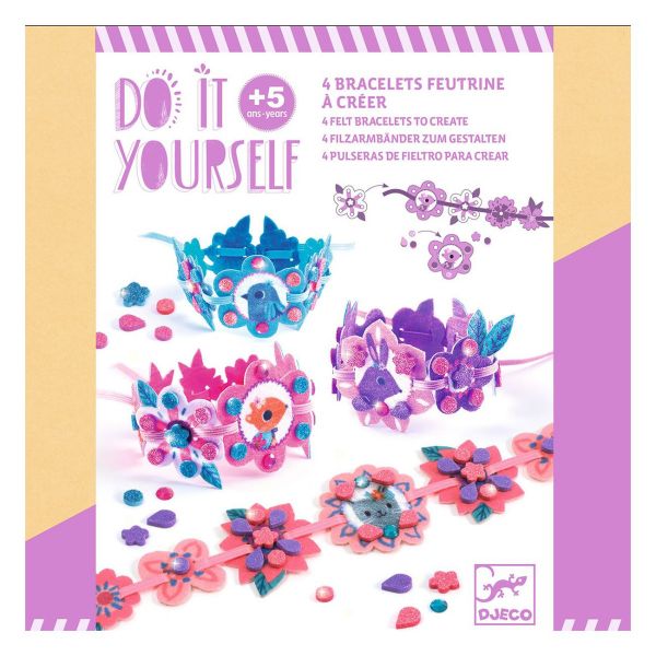 Комплект Направи си сам 4 великолепни гривни. Възраст: 5+ год. /DJ07938/