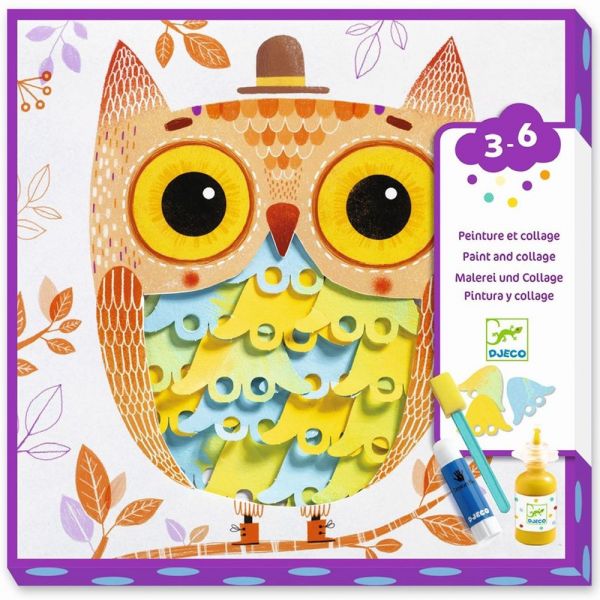 Комплект за оцветяване с гъба Oh, it`s fantastic!. Възраст: 3-6 год.. /DJ09688/, “Djeco“