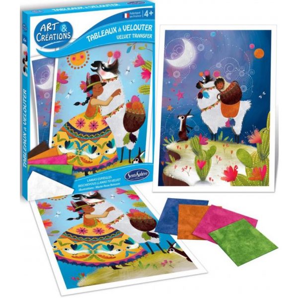 Комплект за декорация Mischievous Llamas to Velvet. Възраст: 4+ год. /2061/, “Sentosphere“