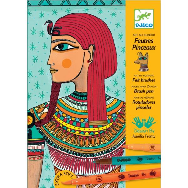 Комплект за рисуване Egyptian Art. Възраст: 7-13 год. /DJ08646/, “Djeco“