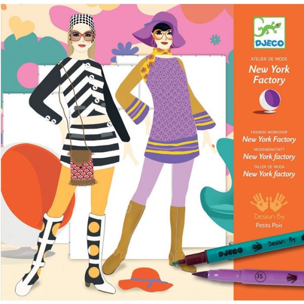 Комплект за рисуване NY Factory. Възраст: 7-13 год. /DJ08735/, “Djeco“