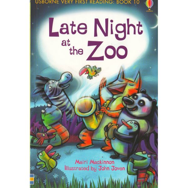 LATE NIGHT AT THE ZOO. “Usborne Very First Reading“, Book 10