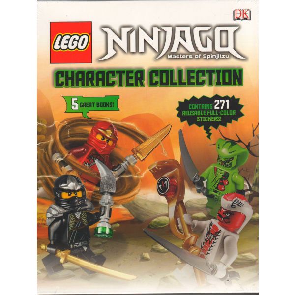 LEGO NINJAGO CHARACTER ENCYCLOPEDIA STICKER BOOKS SLIPCASE