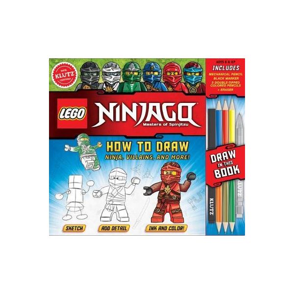 LEGO NINJAGO: How to Draw Ninja, Villains, and More! “Klutz“