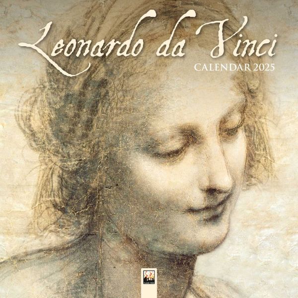 Leonardo da Vinci Wall Calendar 2025