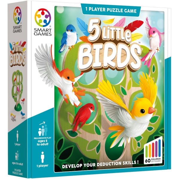 Логическа игра 5 Little Birds. Възраст: 5+ /SG039/ “Smart Games“