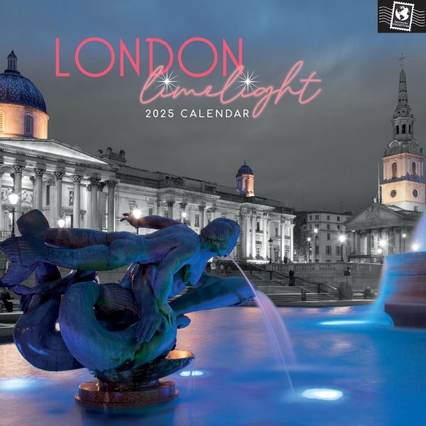 London Limelight 16-Month Square Wall Calendar 2025