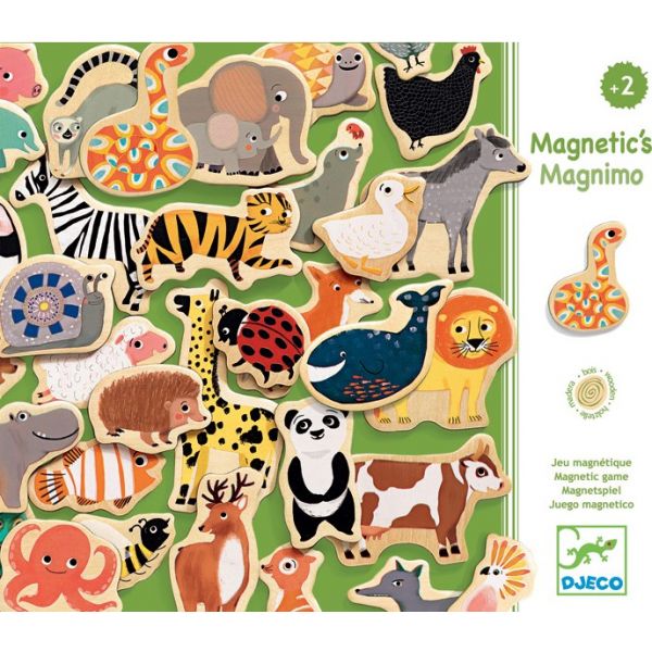 Магнити дървени Magnimo. Възраст: +2 год. /DJ03124/, “Djeco“