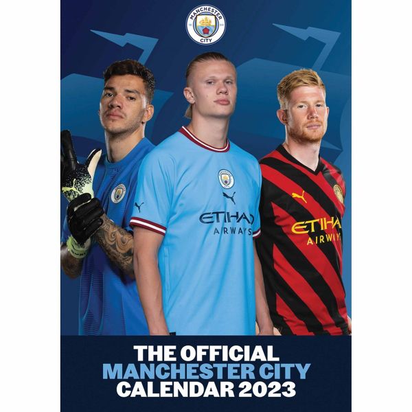 OFFICIAL MANCHESTER CITY FC A3 CALENDAR 2023 /стенен календар/