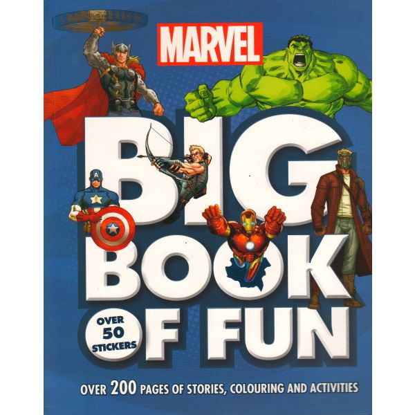 MARVEL BIG BOOK OF FUN: Over 200 Pages of Stories, Colouring and Activities