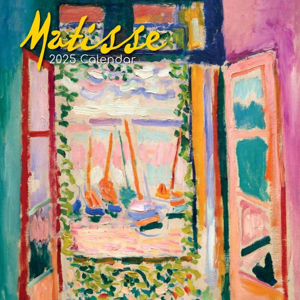 Matisse 16-Month Square Wall Calendar 2025