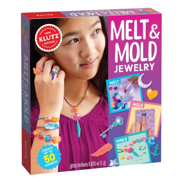 MELT AND MOLD JEWELRY. “Klutz“