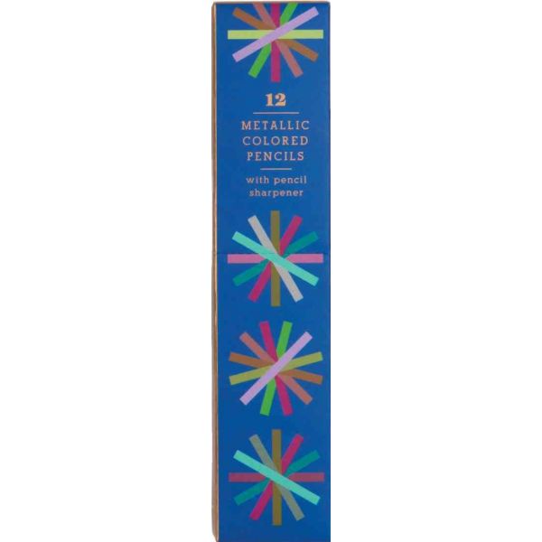 METALLIC COLORED PENCIL SET