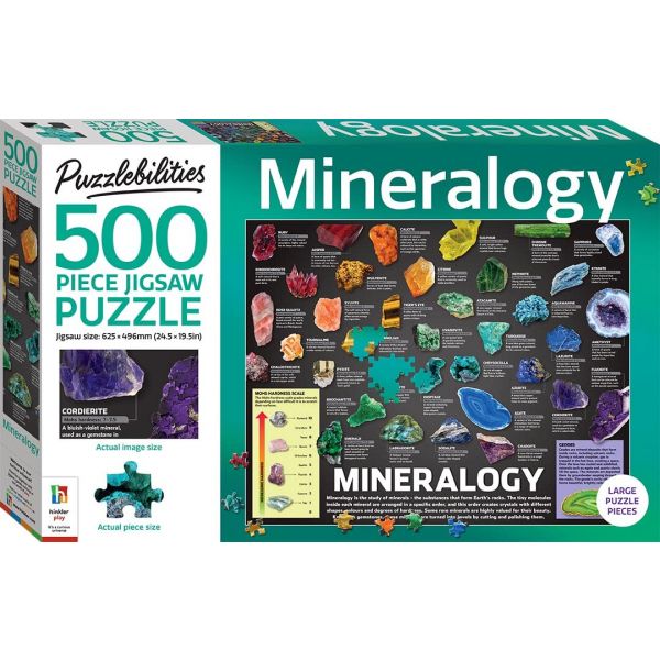 Mineralogy: Book and 500 Piece Jigsaw Puzzle