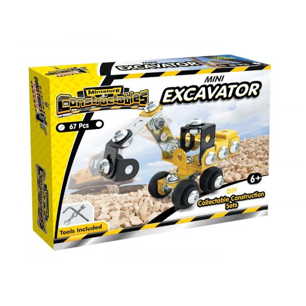 MINI EXCAVATOR. “Miniature Constructables“. - 67 Pieces