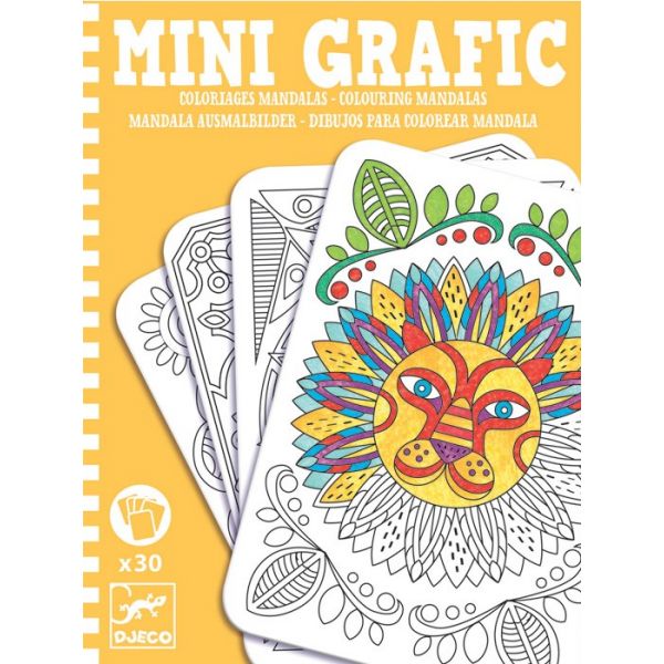 Мини игри Colouring Mandalas. Възраст: 8-14 год. /DJ05383/, “Djeco“