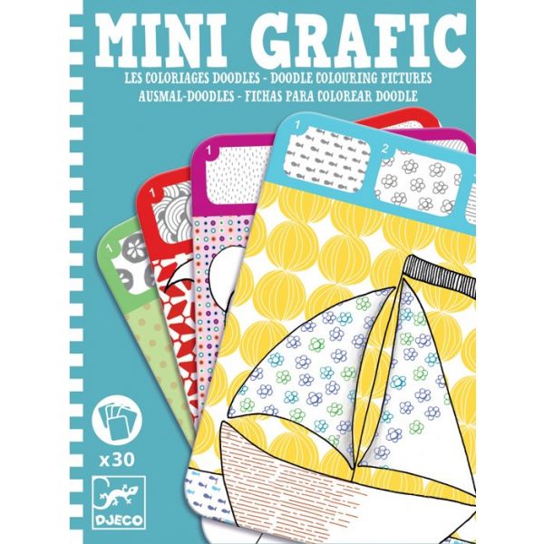 Мини игри за оцветяване Doodle. Възраст: 8-14 год. /DJ05386/ “Djeco“