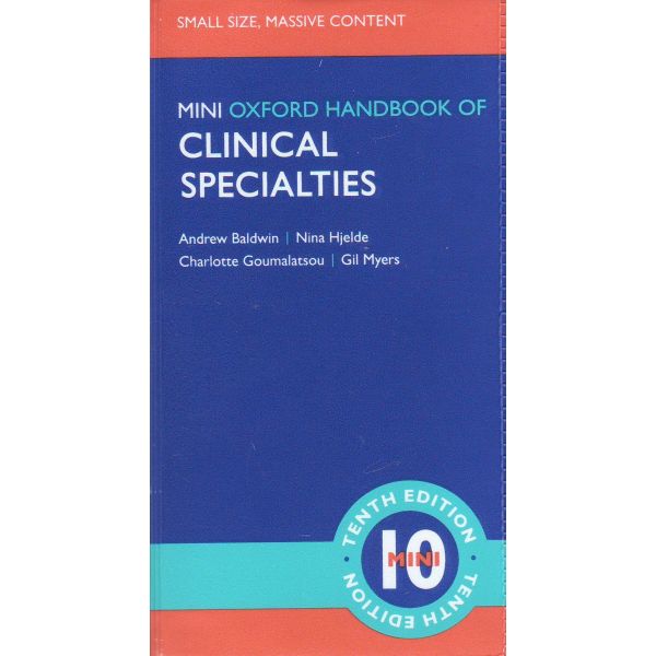 MINI OXFORD HANDBOOK OF CLINICAL SPECIALTIES, 10th Edition