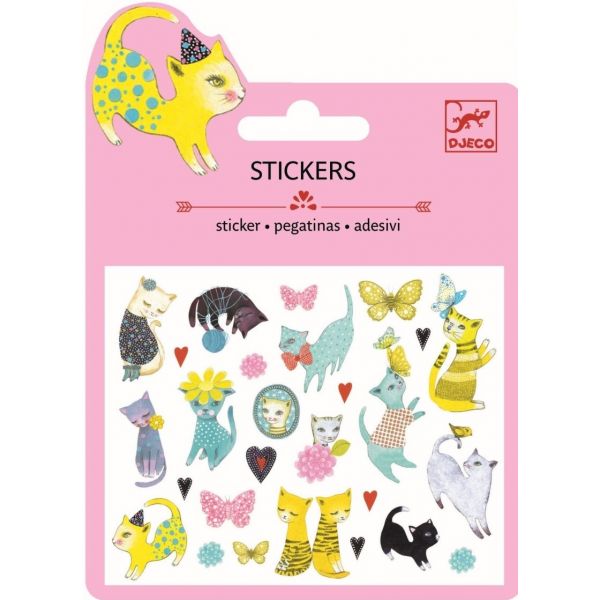 Мини стикери Cats. /DJ09775/, “Djeco“