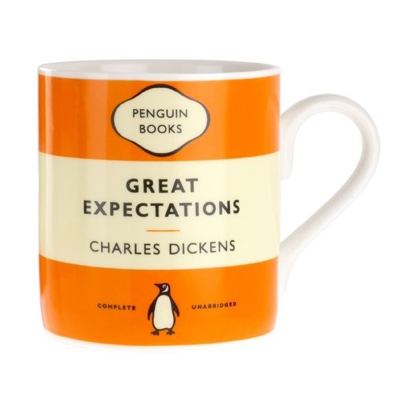 MUG GREAT EXPECTATIONS - Charles Dickens. Orange