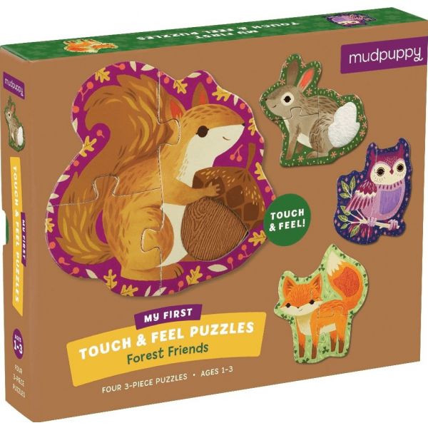 MY FIRST TOUCH & FEEL PUZZLES FOREST FRIENDS