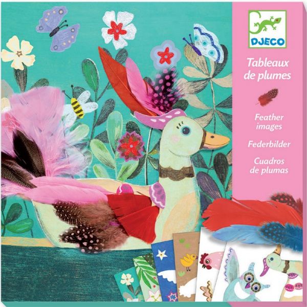 Направи картини с пера Chic Duvets. Възраст: 6-11 год. /DJ09405/, “Djeco“