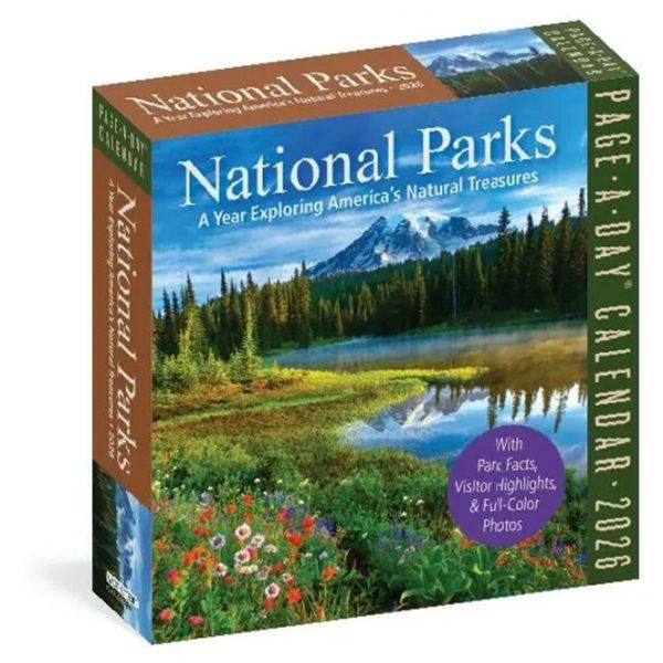 National Parks. Page-A-Day Calendar 2026