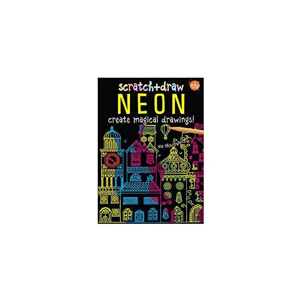 SCRATCH & DRAW NEON: Create Magical Drawings