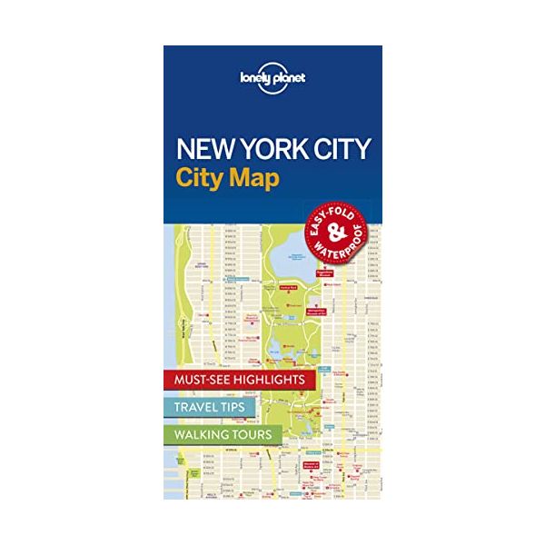 NEW YORK CITY. “Lonely Planet City Map“