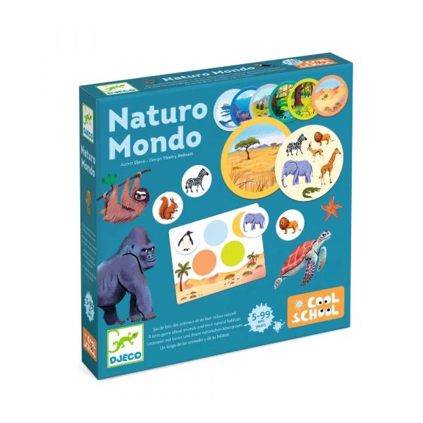 Образователна игра Naturo Mondo. Възраст: 5+ /DJ00810/