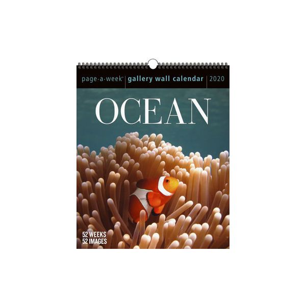OCEAN PAGE-A-WEEK GALLERY CALENDAR 2020. /стенен календар/