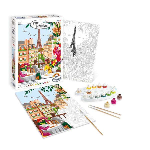 Оцветяване с цифри Париж. Възраст: 12+ год. /45214/