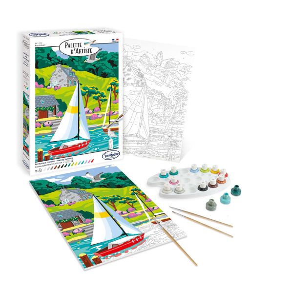 Оцветяване с цифри Понт Авент. Възраст: 12+ год. /45204/