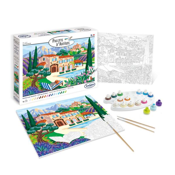 Оцветяване с цифри Прованс. Възраст: 12+ год. /45213/