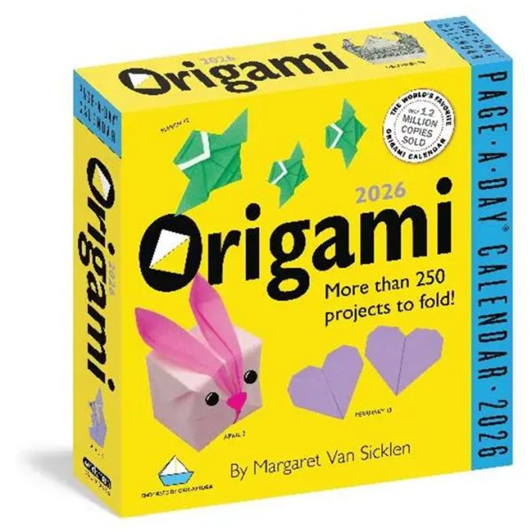 Origami. Page-A-Day Calendar 2026