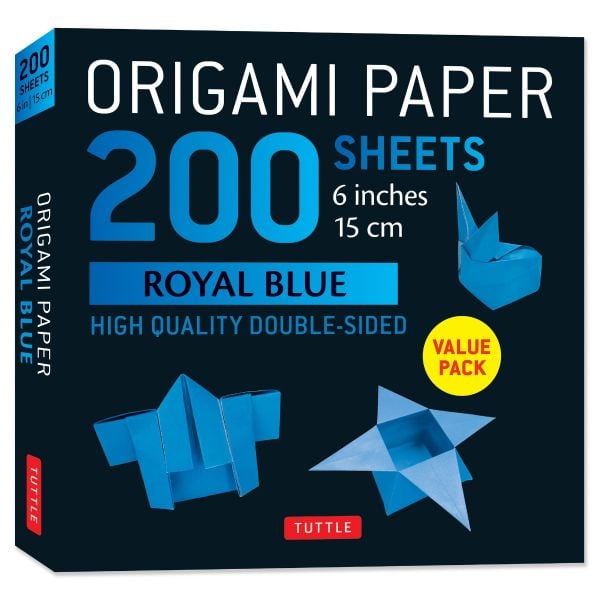 Origami Paper: 200 sheets Royal Blue