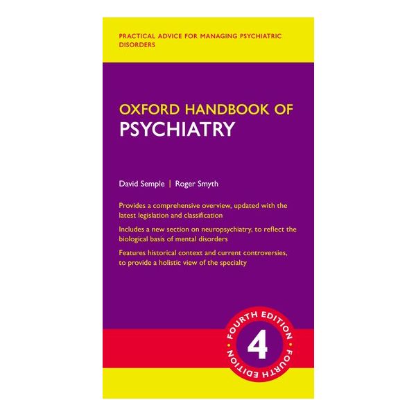 OXFORD HANDBOOK OF PSYCHIATRY, 4th Edition