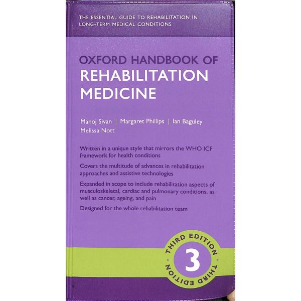 OXFORD HANDBOOK OF REHABILITATION MEDICIN, 3rd Edition