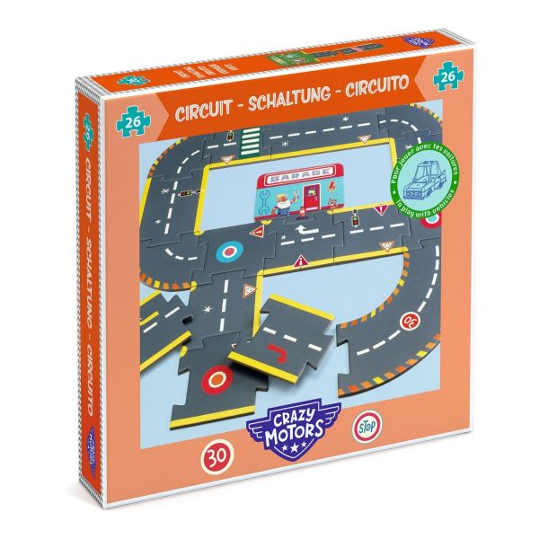 Пъзел гигант вселената на Crazy motors. Възраст: над 3 г. /DJ05498/