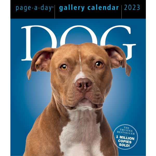 DOG PAGE-A-DAY GALLERY CALENDAR 2023