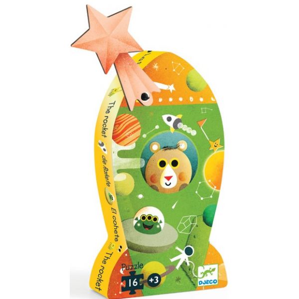 Пъзел The Rocket. 16 части. Възраст: +3 год. /DJ07265/, “Djeco“