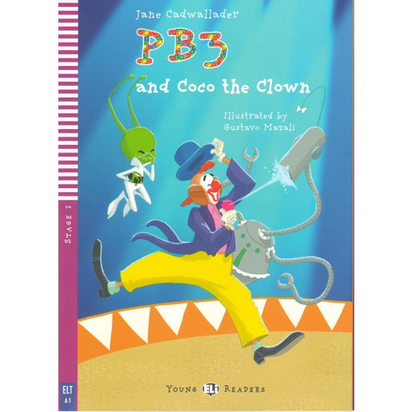 PB3 AND COCO THE CLOWN. “Young Eli Readers“, A1