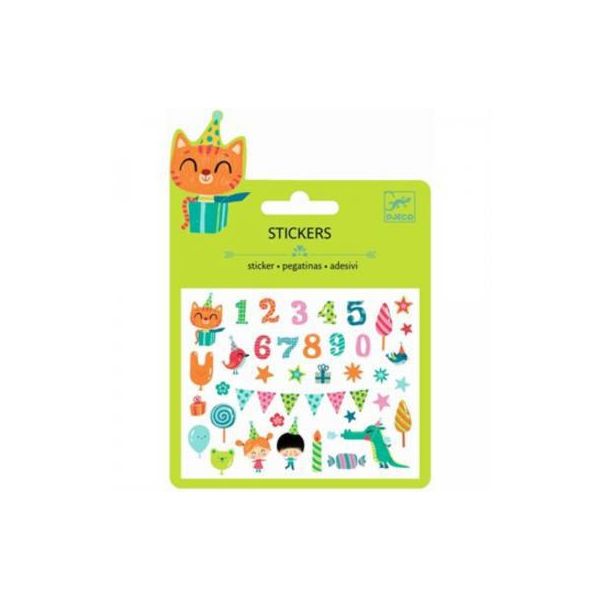 Мини стикери Birthaday. /DJ09773/, “Djeco“