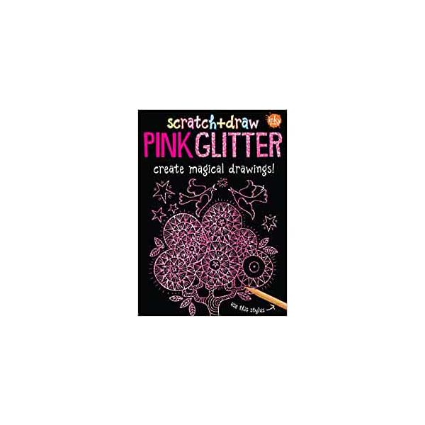 SCRATCH & DRAW PINK GLITTER: Create Magical Drawings