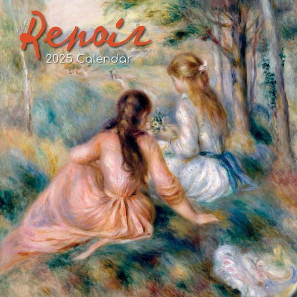 Renoir 16-Month Square Wall Calendar 2025