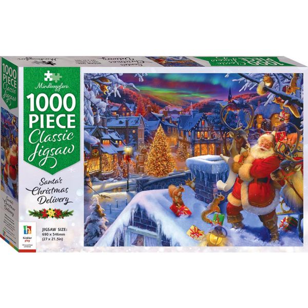 Santa`s Christmas Delivery: 1000-piece Classic Jigsaw