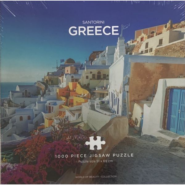 SANTORINI, GREECE . 1000 PC puzzle. (300x300x50)