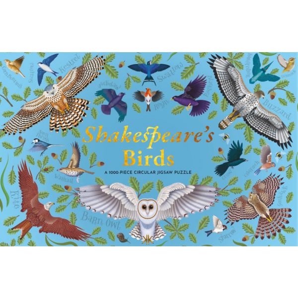 Shakespeare`s Birds: A 1000-Piece Circular Jigsaw Puzzle