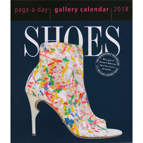 SHOES PAGE-A-DAY GALLERY CALENDAR 2018