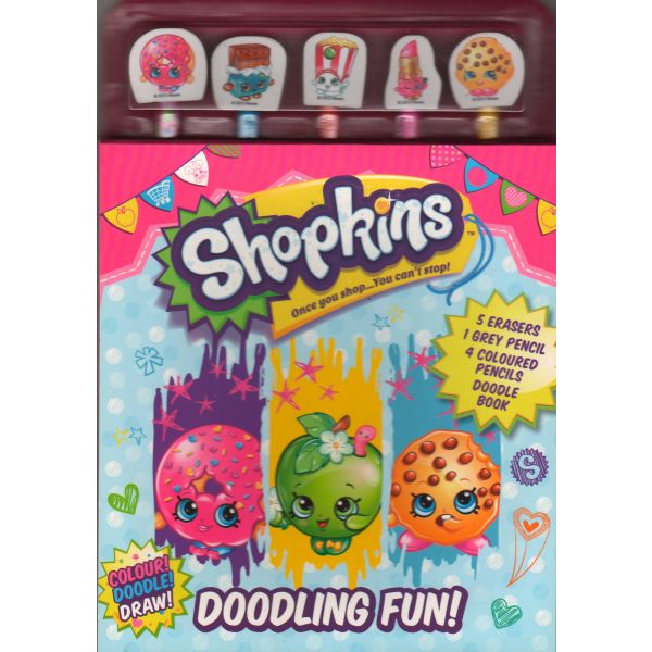 SHOPKINS: 5-Pencil Set